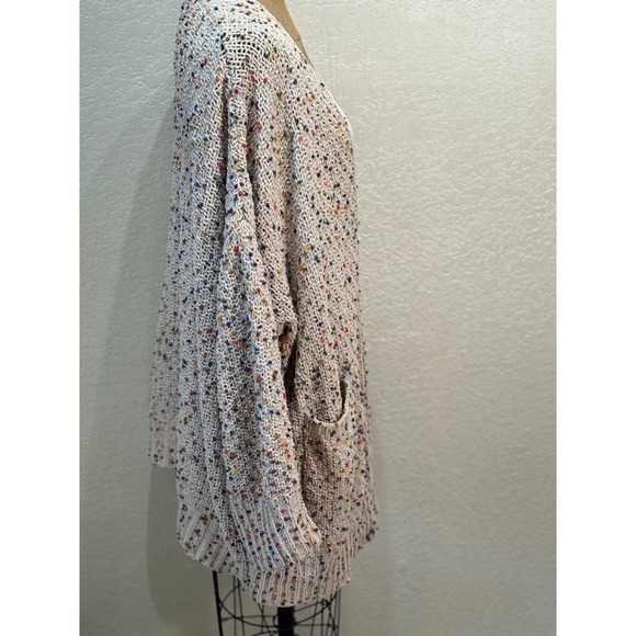 Haptics by Holly Harper Women's Confetti Knit Oversized Cardigan Sweater‎ Size M - Picture 4 of 11